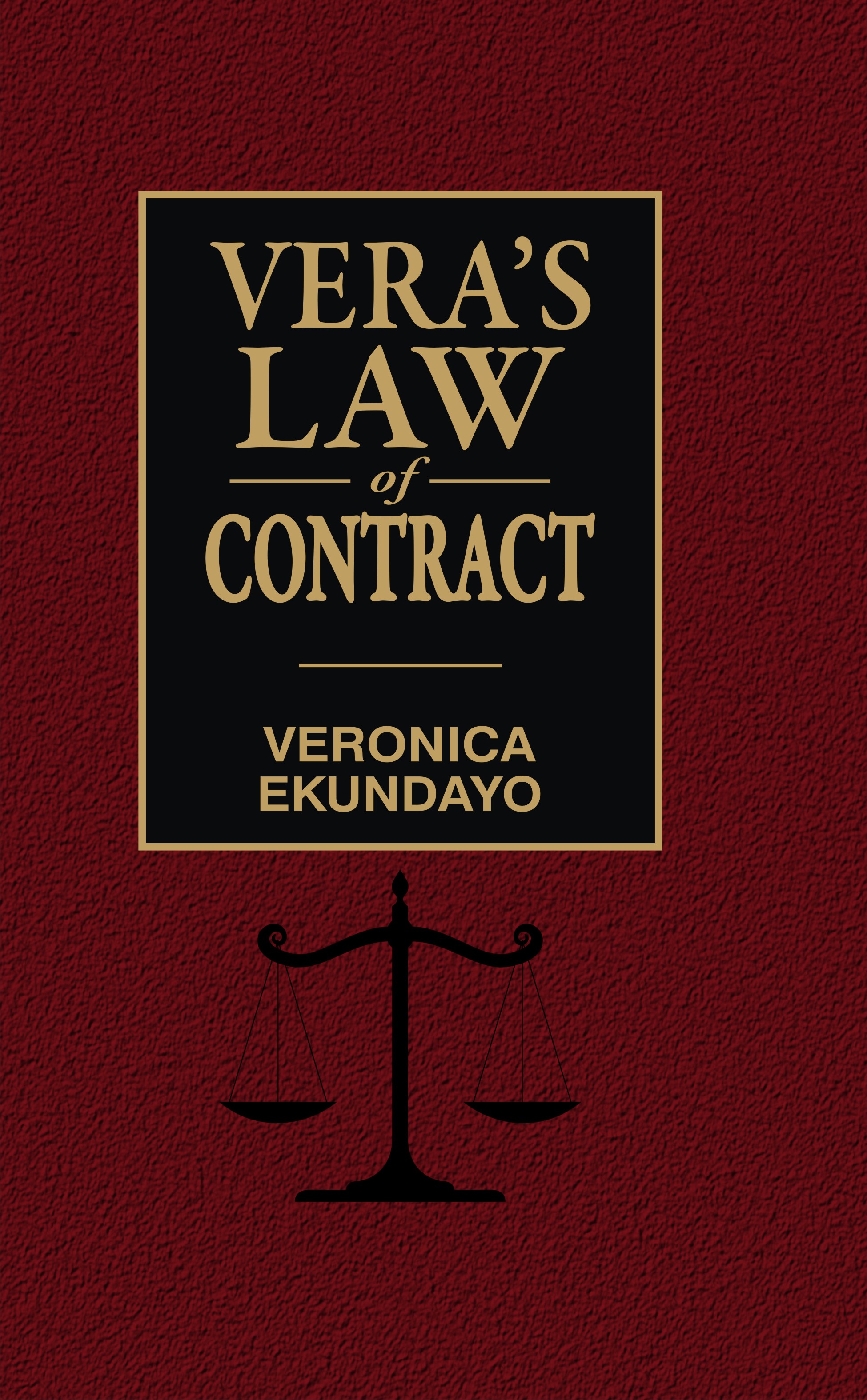 Cover of Vera's Law of Contract by Veronica Ekundayo